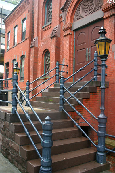 Stairway of United Church (Vereinigie Kirche). Washington, DC.