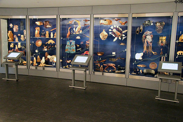 Collection of native arts at National Museum of the American Indian. Washington, DC.