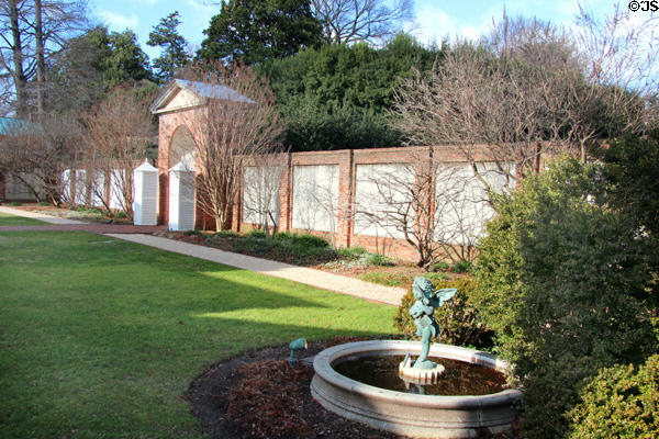 Garden of Dumbarton House. Washington, DC.
