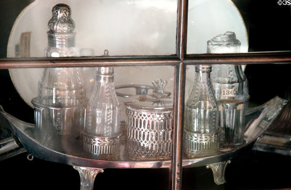 Cruet set from George Washington's Mt. Vernon at Tudor Place. Washington, DC.