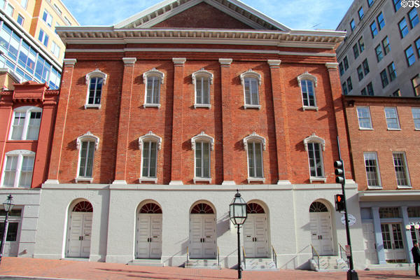 Ford's Theater (1863) (511 10th St. NW) where Abraham Lincoln was assassinated. Washington, DC.