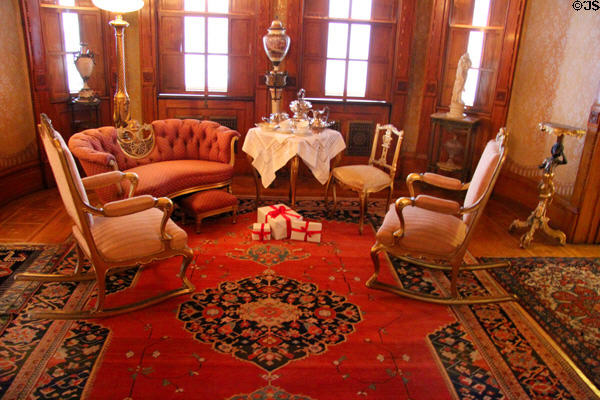Sitting room at Christian Heurich Mansion. Washington, DC.