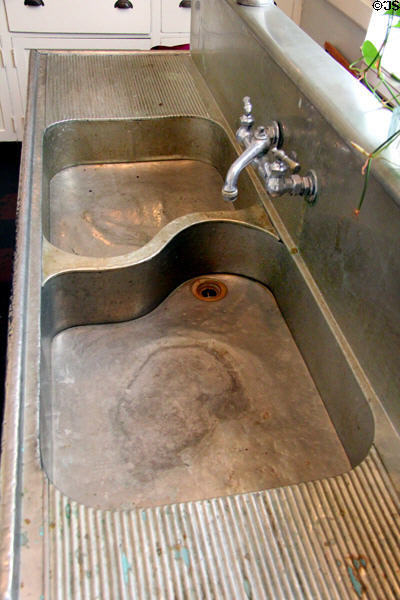 Pantry sink at Woodrow Wilson House. Washington, DC.