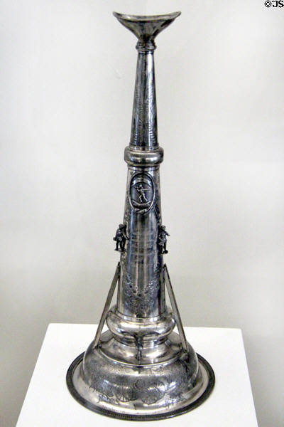 Fire fighting speaking horn (1872) at National Museum of American History. Washington, DC.