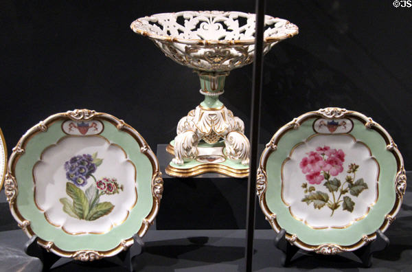 James & Sarah Polk porcelain by Dagoty-Honoré of France at National Museum of American History. Washington, DC.