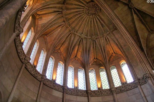 Ceiling of wing of Smithsonian Castle. Washington, DC.