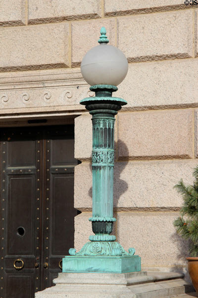 Lampstand at Smithsonian Freer Gallery of Art. Washington, DC.