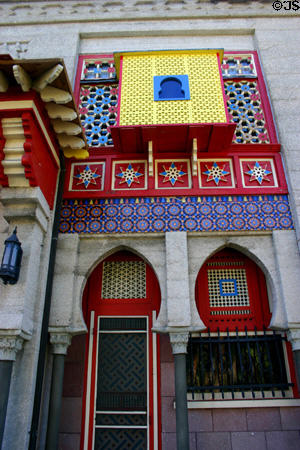 Detail of Villa Zorayda. St Augustine, FL.