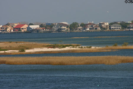 House along Matanzas Inlet opposite Castillo de San Marcos. St Augustine, FL.
