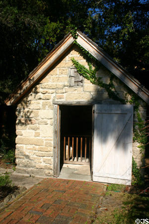 Spanish-style kitchen building in the garden of The Oldest House. St Augustine, FL.