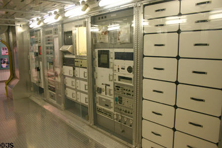 Human research laboratory of NOD 2 section of International Space Station at Kennedy Space Center. FL.