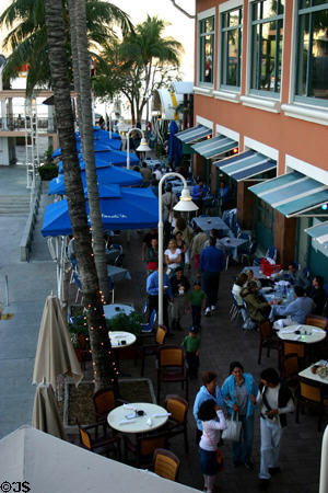 Restaurant at Bayside Market. Miami, FL.