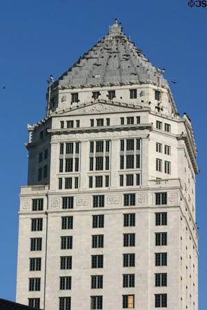 Top of Miami-Dade County Courthouse. Miami, FL.