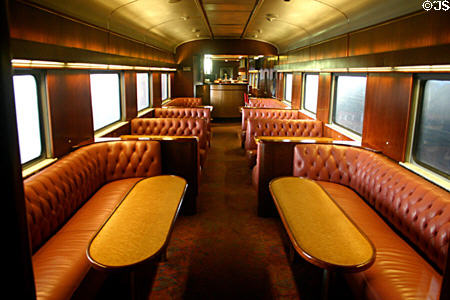 Atlantic Coast Line Railroad lounge car (1940) at Gold Coast Railroad Museum. Miami, FL.