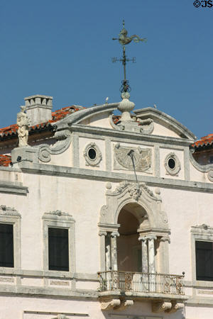 Weathervane & balcony of Vizcaya Museum. Miami, FL.