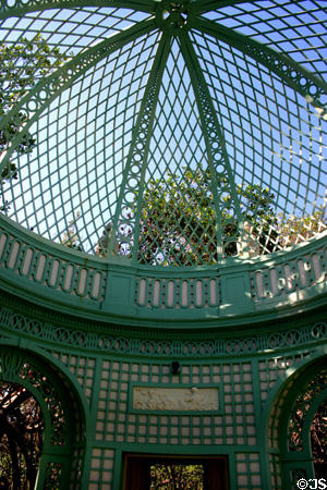 Garden gazebo at Vizcaya museum. Miami, FL.