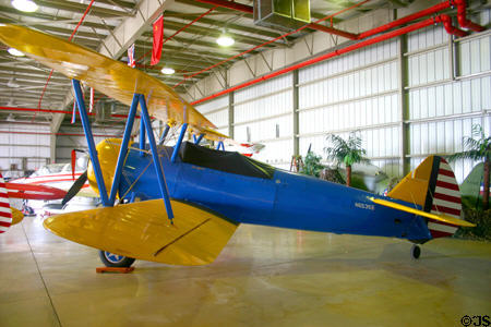 Boeing B75N1 (1942) biplane at Wings Over Miami Air Museum. Miami, FL.