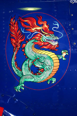 Dragon artwork on Nanchang CJ-6A at Wings Over Miami Air Museum. Miami, FL.