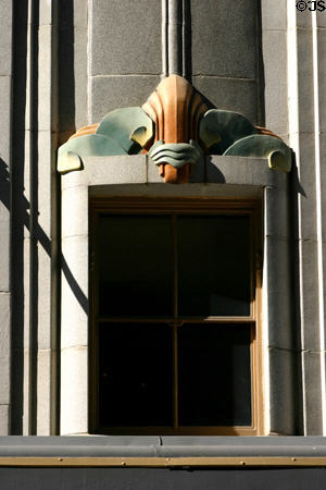 Window surround detail of Kress Building. Orlando, FL.