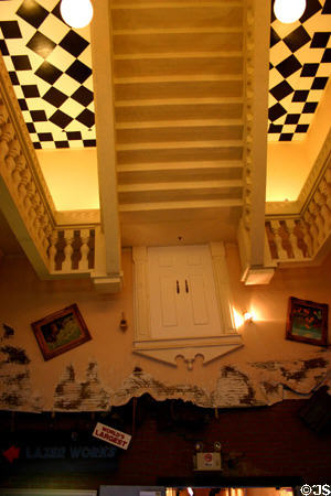 Wonderworks interior is topsy-turvy. Orlando, FL.