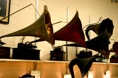 Home phonographs (c1906-9) at Edison Estate Museum. Fort Myers, FL.
