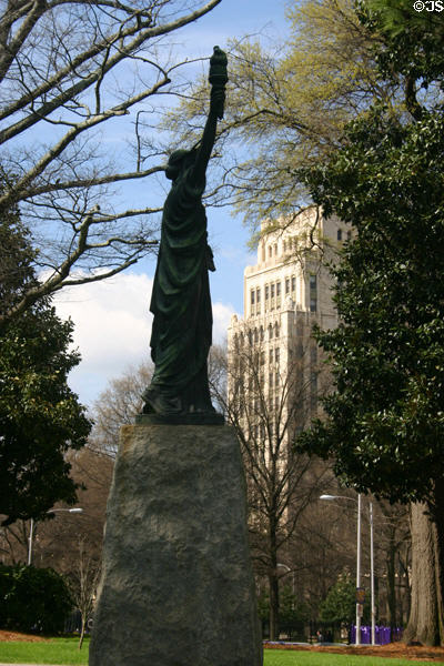 Statue of Liberty in front of Georgia State House. Atlanta, GA.