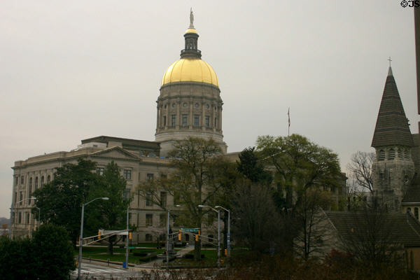 Georgia State House overview. Atlanta, GA.