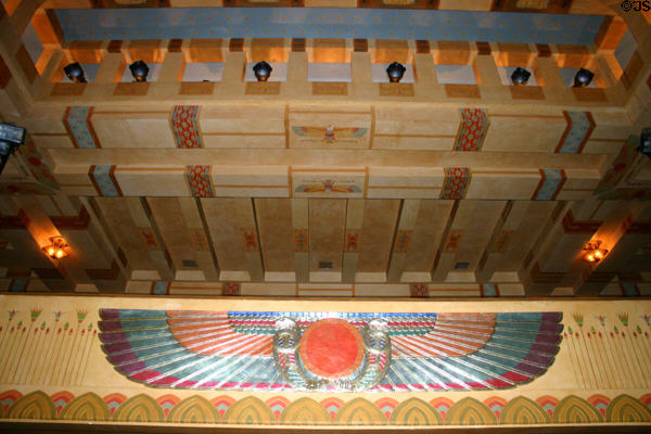 Egyptian cobras on wings in ballroom of Fox Theatre. Atlanta, GA.