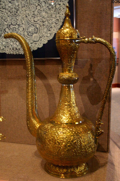 Pitcher given to Carters by Egyptian President Anwar el-Sadat at Jimmy Carter Presidential Museum. Atlanta, GA.