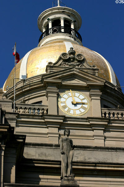Dome of Savannah City Hall. Savannah, GA.