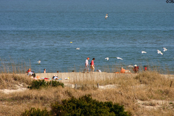 Beach at Tybee Island. GA.
