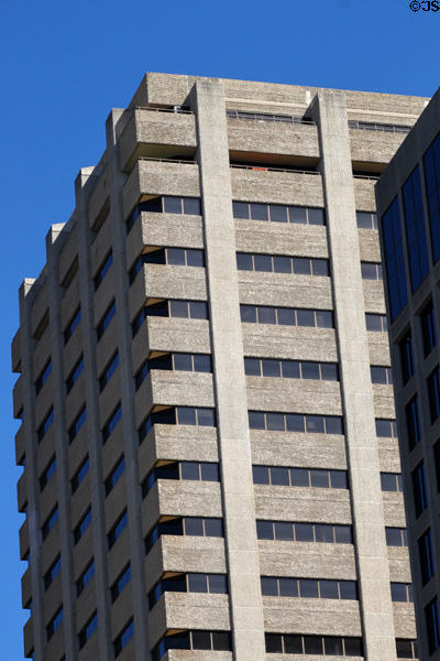 Pacific Tower of Bishop Square (1972) (30 floors) (1001 Bishop St.). Honolulu, HI. Architect: Chapman Cobeen Desai Sakata, Inc..