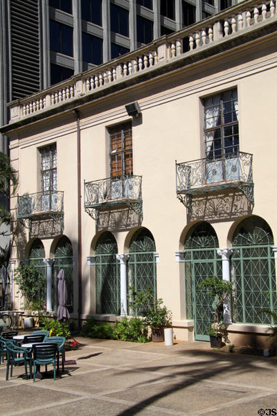Courtyard of YWCA Building. Honolulu, HI.