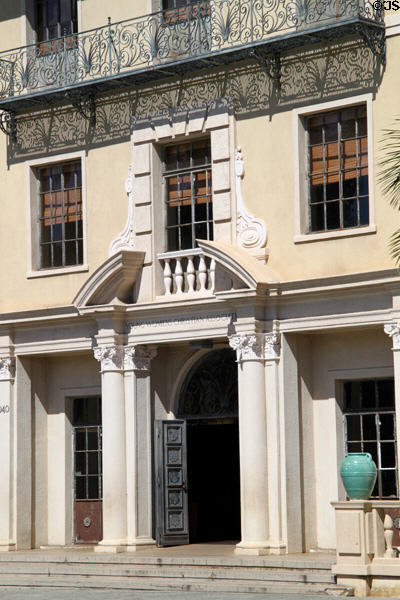 Facade of Honolulu YWCA Building. Honolulu, HI.