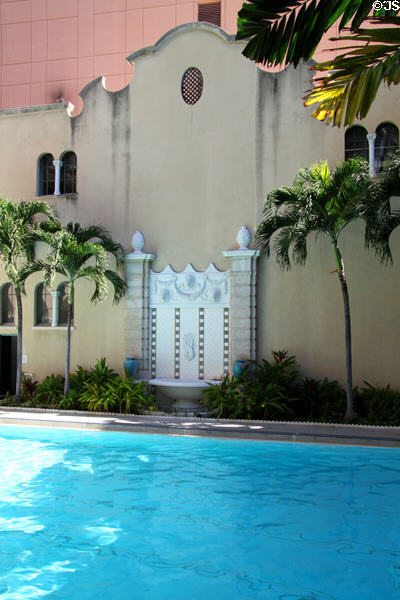 Pool of Honolulu YWCA Building. Honolulu, HI.