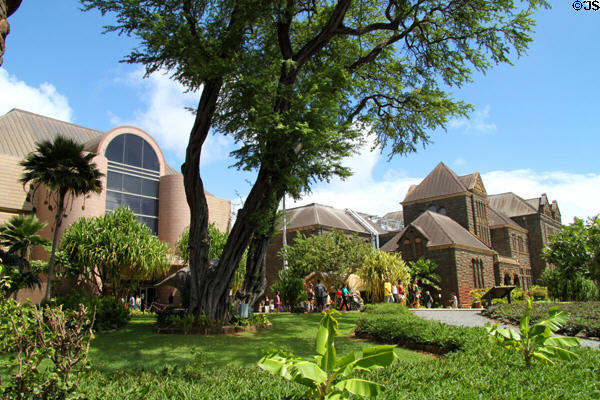 Bernice Pauahi Bishop Museum (1889) (Hawaii State Museum of Natural & Cultural History). Honolulu, HI.
