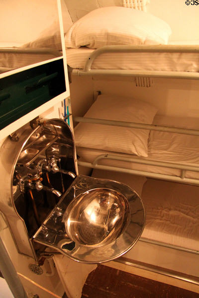 Fold down sink of USS Bowfin Submarine. Honolulu, HI.