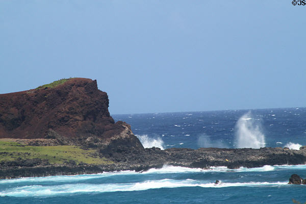 Sea spray off Sea Life Park. HI.