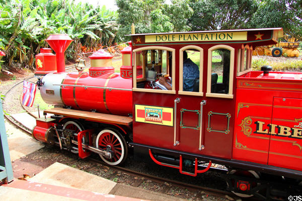 Tour train at Dole Plantation. HI.