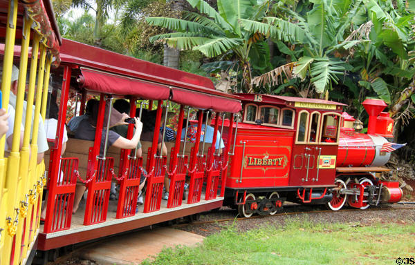 Tour train at Dole Plantation. HI.