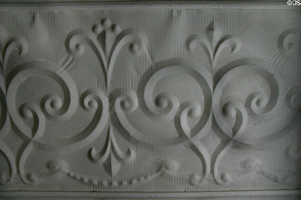 Tin ceiling in High Amana Store. High Amana, IA.