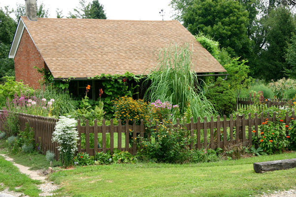 Cottage garden. South Amana, IA.