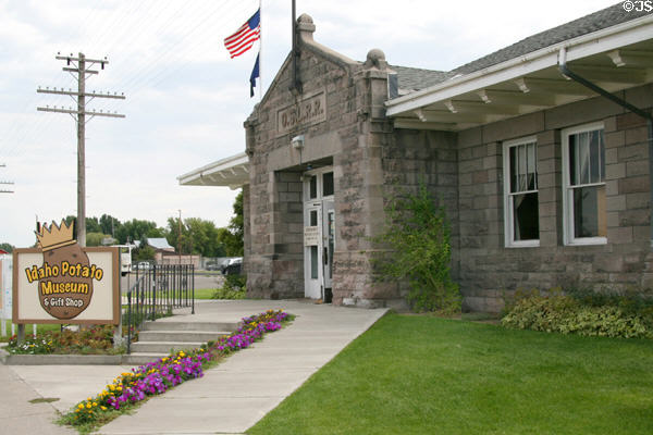Former O.S.L.R.R. rail depot, now Idaho Potato Museum. Blackfoot, ID.