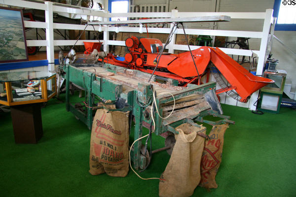 Potato sorting conveyor at Idaho Potato Museum. Blackfoot, ID.