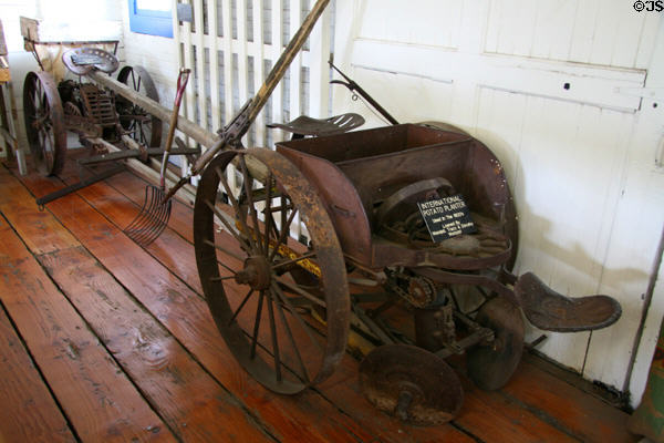 International Potato Planter (1800s) at Idaho Potato Museum. Blackfoot, ID.