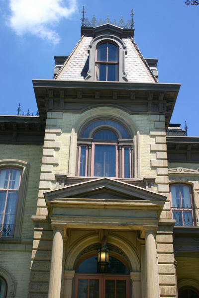 David Davis Mansion Second Empire tower. Bloomington, IL.