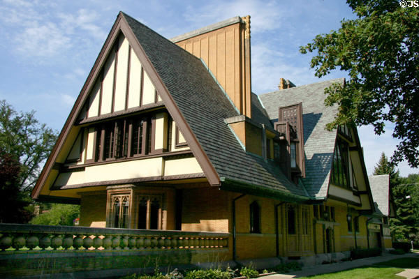 Nathan G. Moore House east & north sides. Oak Park, IL.