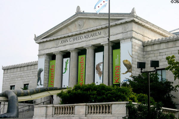 John G. Shedd Aquarium (1931) (1200 South Lakeshore Drive). Chicago, IL. Architect: Graham, Anderson, Probst & White.