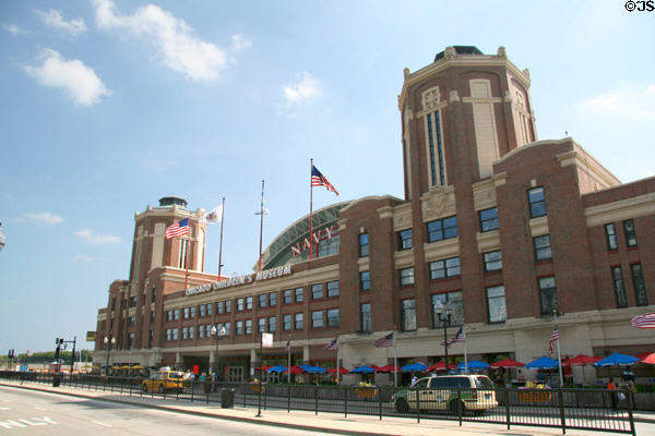 Navy Pier Headhouse (1916) (Streeter Dr. at Grand Ave.) now Chicago Children's Museum. Chicago, IL. Architect: Charles S. Frost.