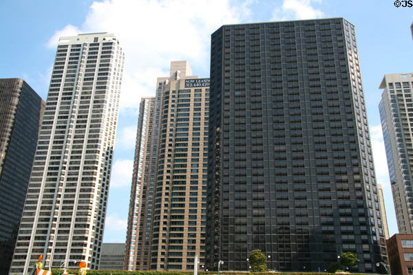 Highrise residences near Navy Pier. Chicago, IL.